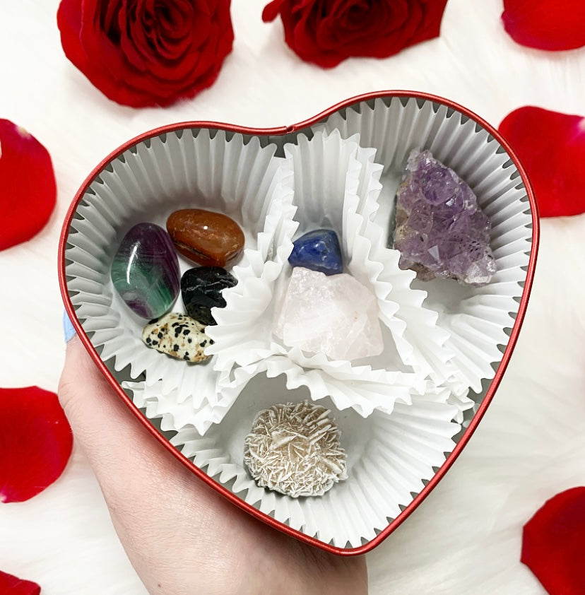 Valentine's Day Crystal Heart Box