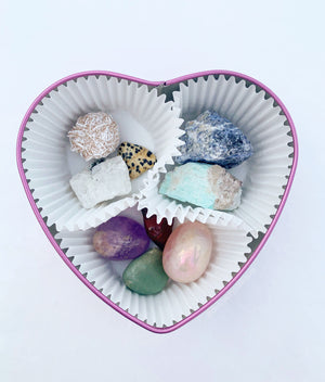Valentine's Day Crystal Heart Box – Divine Crystals